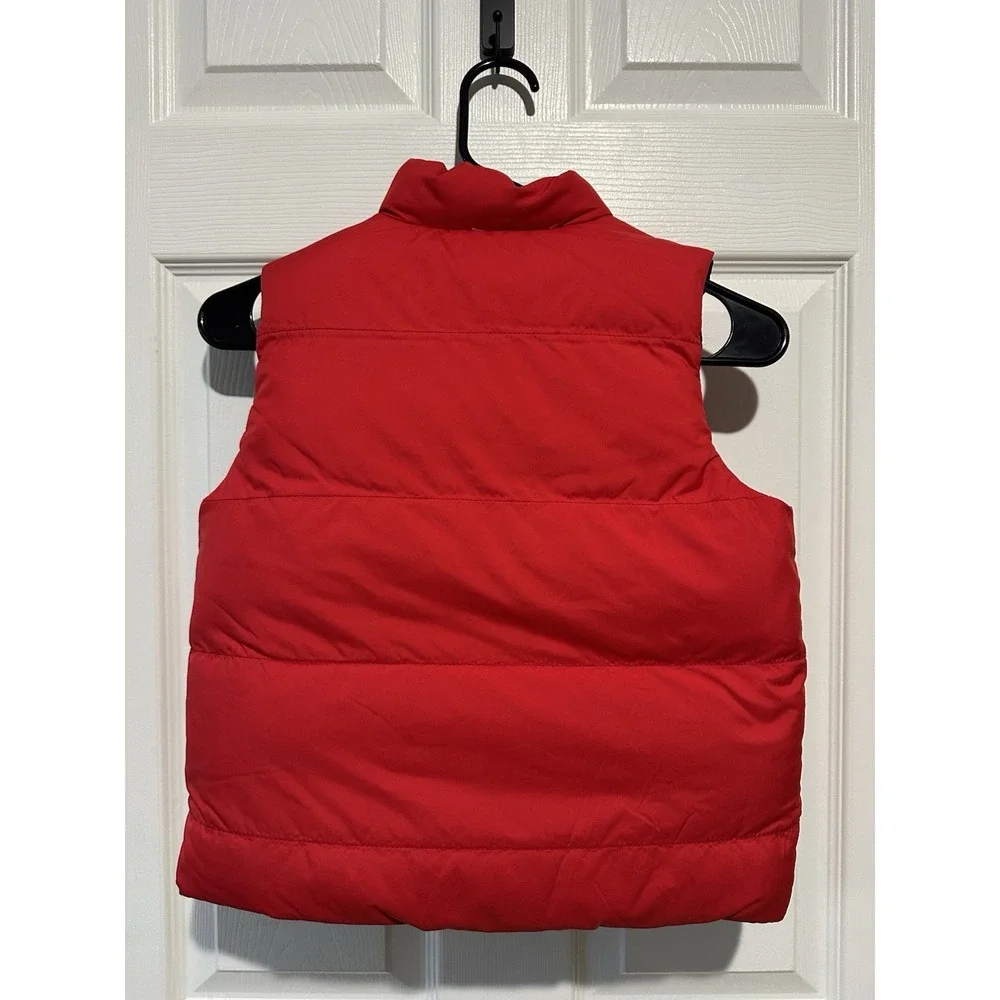 Polo Ralph Lauren Down Puffer Vest Boy's Size 5 Navy‎ Blue & Red Reversible